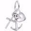 Picture of Faith, Hope, Charity Charm Pendant - Sterling Silver
