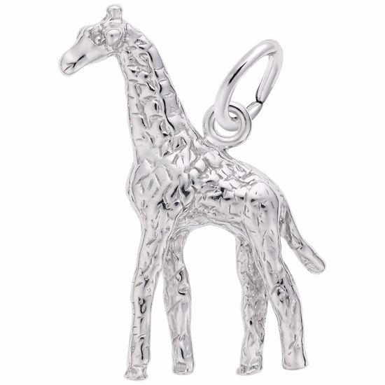 Picture of Giraffe Charm Pendant - Sterling Silver