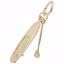 Picture of Sup Paddle Board & Paddle Charm Pendant - 14K Gold
