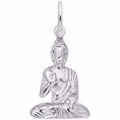 Picture of Buddha Charm Pendant - Sterling Silver