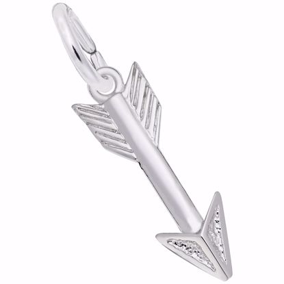 Picture of Cupid's Arrow Charm Pendant - Sterling Silver