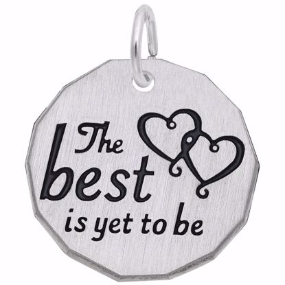 Picture of The Best Is Yet To Be Charm Pendant - Sterling Silver