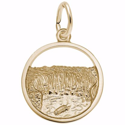 Picture of Niagara Falls Charm Pendant - 14K Gold