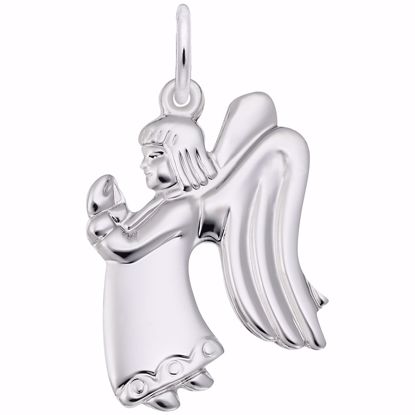 Picture of Angel Charm Pendant - Sterling Silver