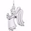 Picture of Angel Charm Pendant - Sterling Silver