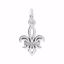 Picture of Fleur De Lis - Nola Charm Pendant - Sterling Silver