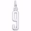 Picture of Number 9 Charm Pendant - Sterling Silver