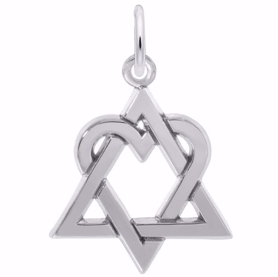 Picture of Adoption Logo Charm Pendant - Sterling Silver