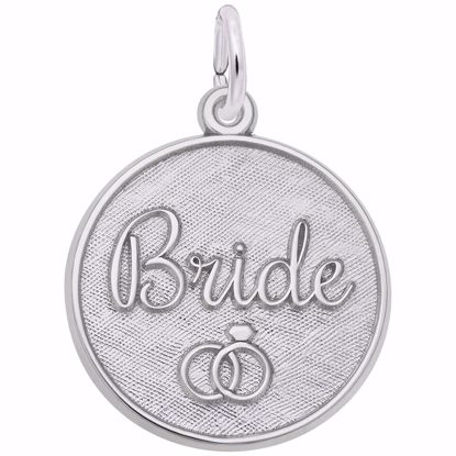 Picture of Bride Charm Pendant - Sterling Silver