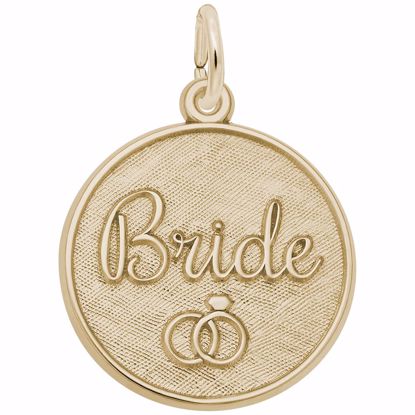 Picture of Bride Charm Pendant - 14K Gold