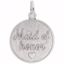 Picture of Maid Of Honor Charm Pendant - Sterling Silver