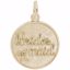 Picture of Bridesmaid Charm Pendant - 14K Gold