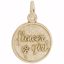 Picture of Flower Girl Charm Pendant - 14K Gold