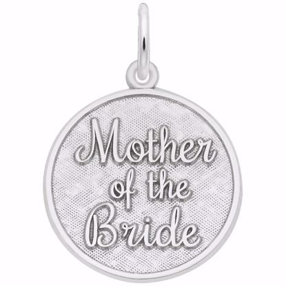 Picture of Mother Of The Bride Charm Pendant - Sterling Silver