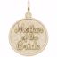 Picture of Mother Of The Bride Charm Pendant - 14K Gold