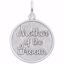 Picture of Mother Of The Groom Charm Pendant - Sterling Silver