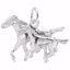 Picture of Horse And Colt Charm Pendant - Sterling Silver