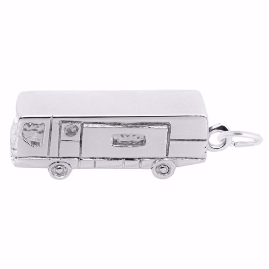 Picture of Motor Home Charm Pendant - Sterling Silver