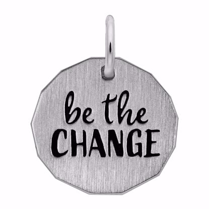 Picture of Be The Change Charm Pendant - Sterling Silver