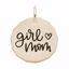 Picture of Girl Mom Charm Pendant - 14K Gold