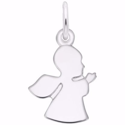Picture of Angel Charm Pendant - Sterling Silver