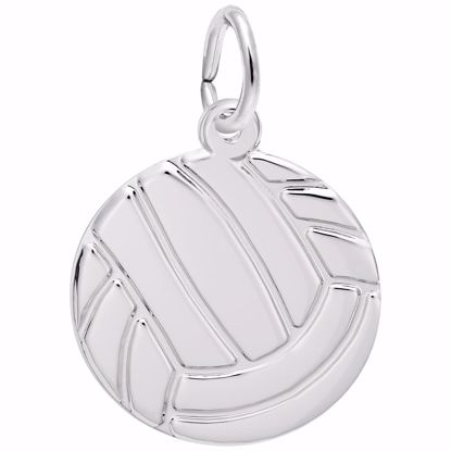 Picture of Volleyball Charm Pendant - Sterling Silver
