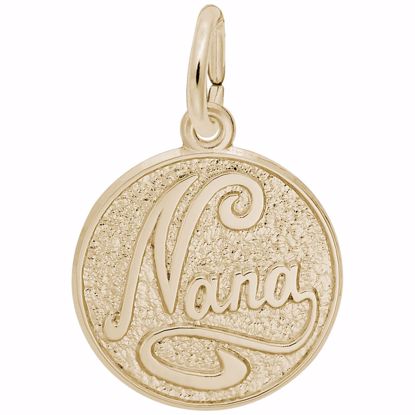 Picture of Nana Charm Pendant - 14K Gold