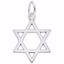 Picture of Star Of David Charm Pendant - Sterling Silver