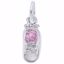 Picture of 10 Babyshoe-Oct Charm Pendant - Sterling Silver