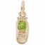 Picture of 08 Babyshoe-Aug Charm Pendant - 14K Gold