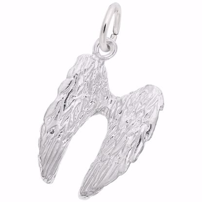 Picture of Angel Wings Charm Pendant - Sterling Silver
