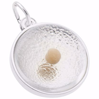 Picture of Mustard Seed Charm Pendant - Sterling Silver