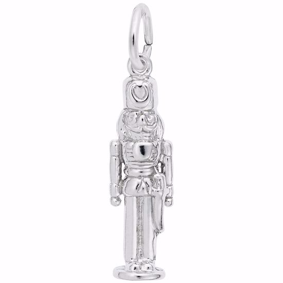 Picture of Nutcracker Charm Pendant - Sterling Silver