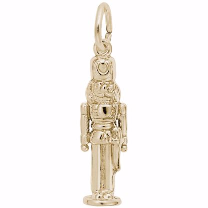 Picture of Nutcracker Charm Pendant - 14K Gold