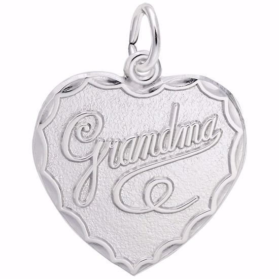 Picture of Grandma Charm Pendant - Sterling Silver