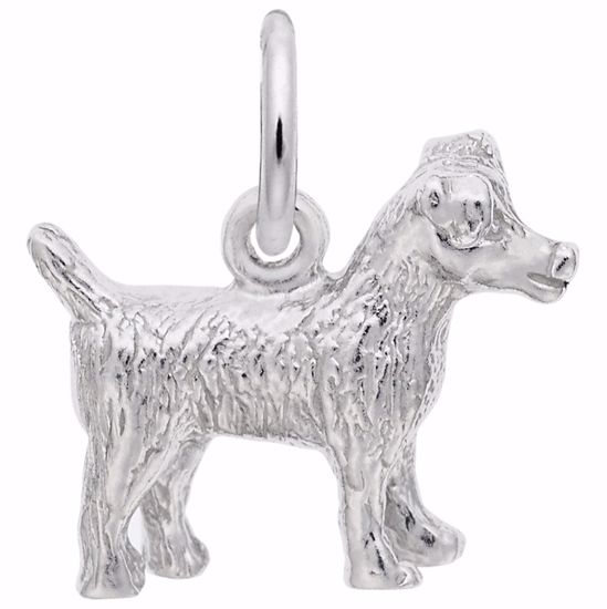 Picture of Jack Russell Terrier Charm Pendant - Sterling Silver