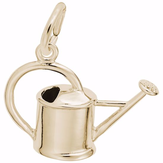 Picture of Watering Can Charm Pendant - 14K Gold