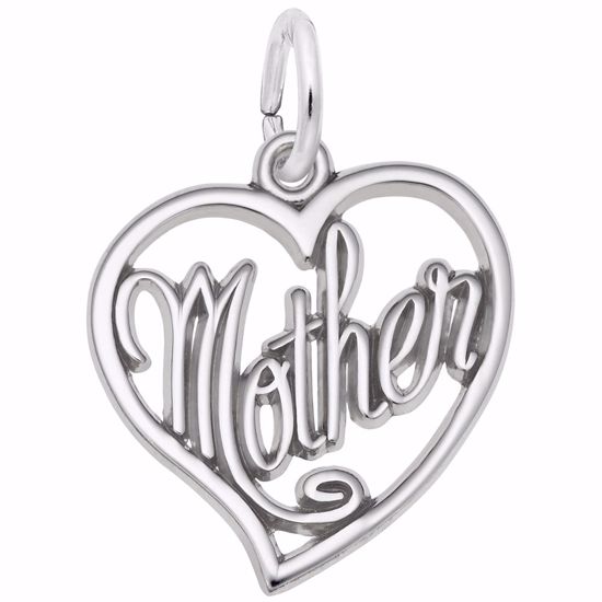 Picture of Mother Charm Pendant - Sterling Silver