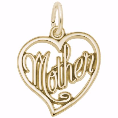 Picture of Mother Charm Pendant - 14K Gold