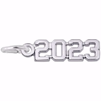 Picture of '2023' Charm Pendant - Sterling Silver