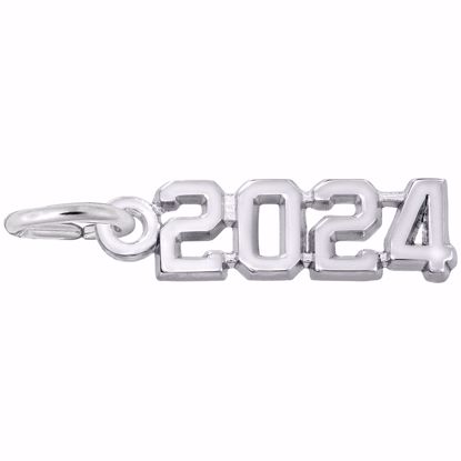 Picture of '2024' Charm Pendant - Sterling Silver