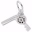 Picture of Hairdryer Charm Pendant - Sterling Silver