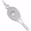 Picture of Tennis Racquet Charm Pendant - Sterling Silver