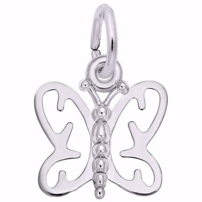 Picture of Butterfly Charm Pendant - Sterling Silver