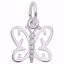 Picture of Butterfly Charm Pendant - Sterling Silver