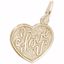 Picture of I Love You Charm Pendant - 14K Gold
