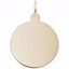 Picture of Disc Charm Pendant - 14K Gold