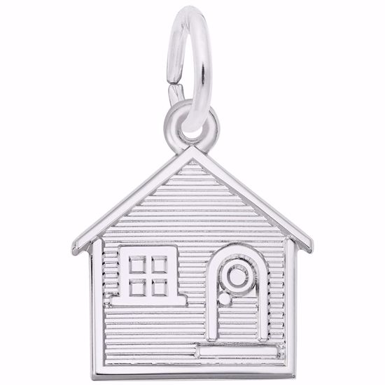 Picture of House Charm Pendant - Sterling Silver