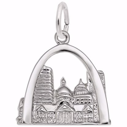 Picture of St Louis Charm Pendant - Sterling Silver