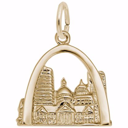 Picture of St Louis Charm Pendant - 14K Gold